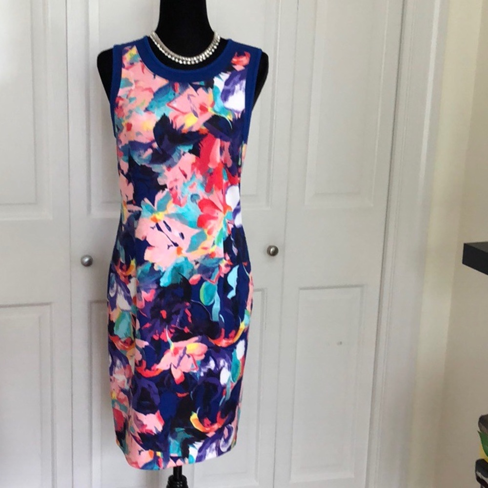 Floral Dress and necklace